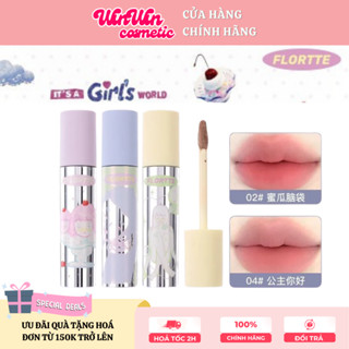 [HỎA TỐC HCM- HN] FLORTTE Son Kem Bùn FLORTTE Không Lem Lôi Trôi FLORTTE Wackky Girl 's World vò bạc cô gái