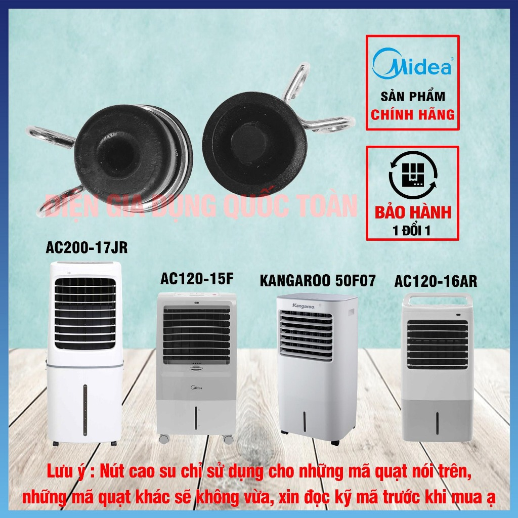 Nút Cao Su Bịt lỗ Thoát Nước Quạt Hơi Nước Midea Chính Hãng 100%