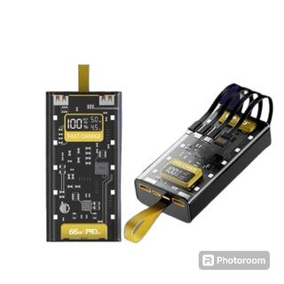  Sạc Dự Phòng 30000mAh 120W Dung Lượng Lớn Tích Hợp 4 Cổng Sạc Có Màn Hình LED Sạc Nhanh Chính Hãng 