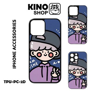 Ốp lưng iPhone KINOSHOP [ OD 410 ] viền dẻo đen silicon TPU chống ố vàng , chống va đập 15 Pro Max 11 12 13 14 Pro
