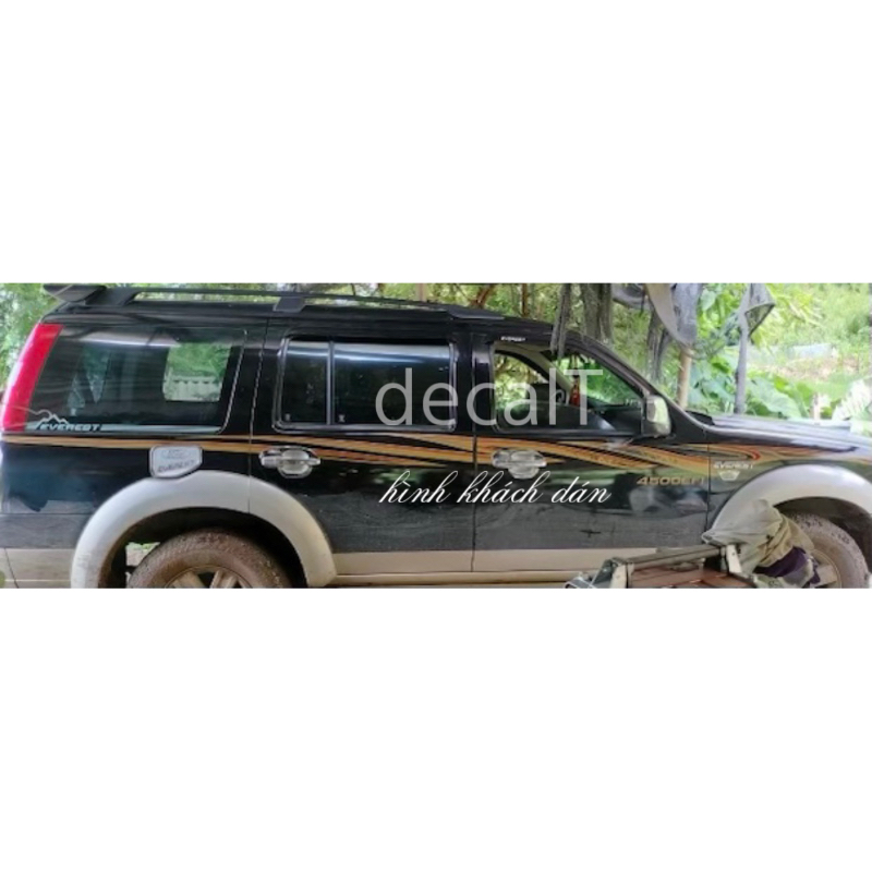Tem Dán Sườn Xe Ford Everest