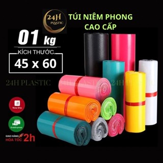1 KG TÚI GÓI HÀNG NIÊM PHONG SIZE 45 x 60 FULL MẦU CAO CẤP. Túi ship Cod, Túi bọc hàng tự dính, đóng gói hàng chống bóc.
