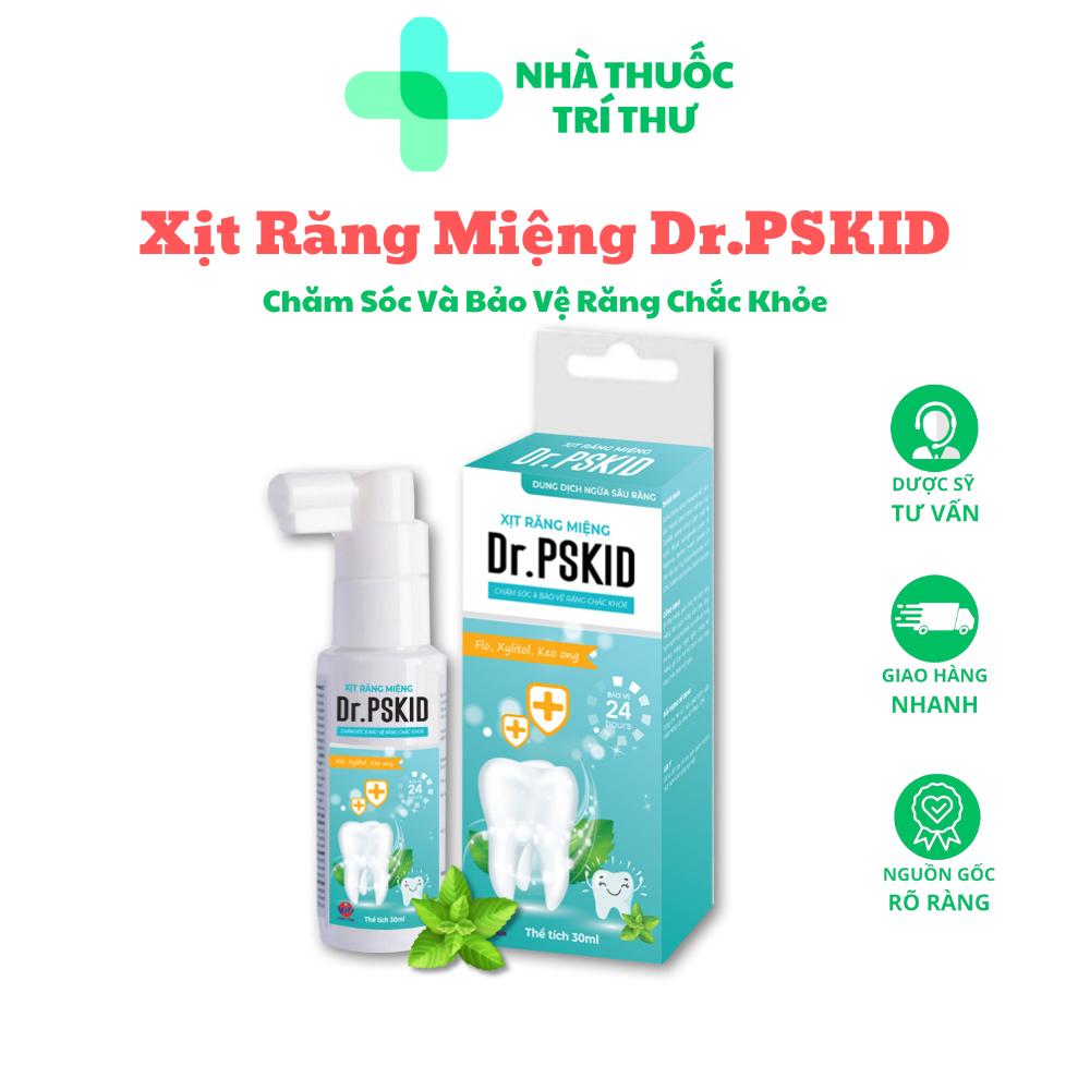 Xịt Răng Miệng Dr.PSKID - Chăm Sóc Và Bảo Vệ Răng Chắc Khỏe