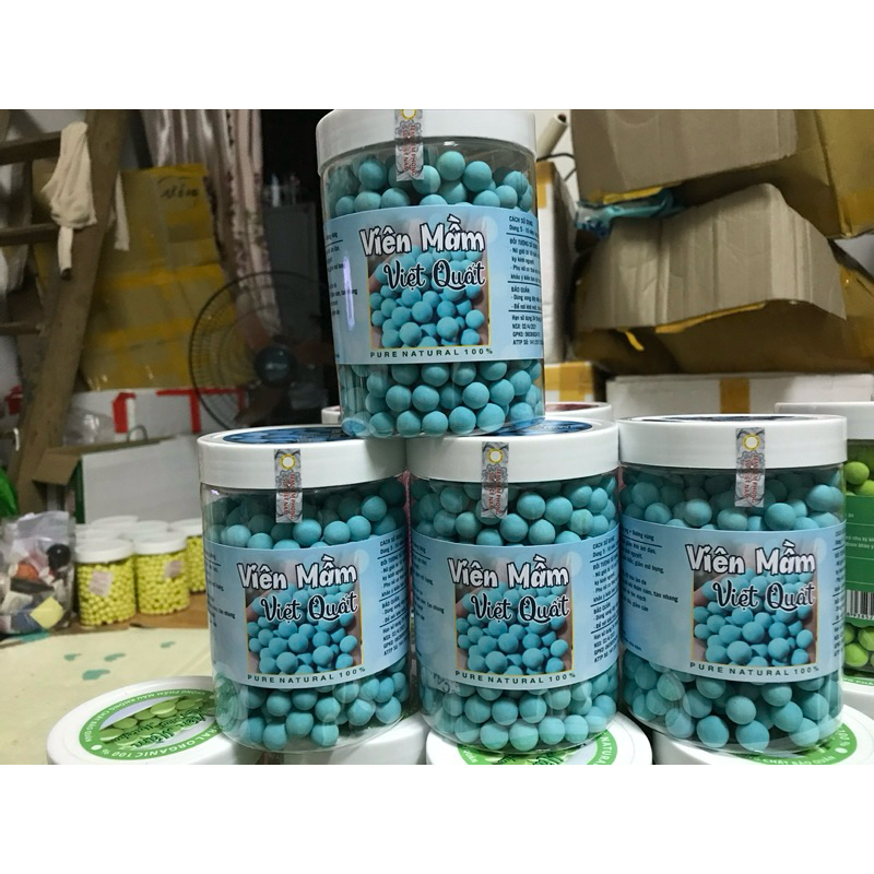 viên mầm việt quất ( hũ 500g )
