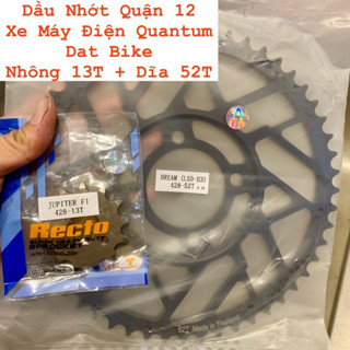 Xe Máy Điện DAT BIKE QUANTUM Nhông 13T - Dĩa 52T Recto Thailand
