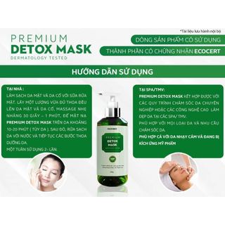 PREMIUM DETOX MASK | Mặt Nạ Thải Độc cho da thường Mediworld (Mẫu Mới)