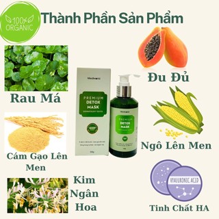 PREMIUM DETOX MASK | Mặt Nạ Thải Độc cho da thường Mediworld (Mẫu Mới)