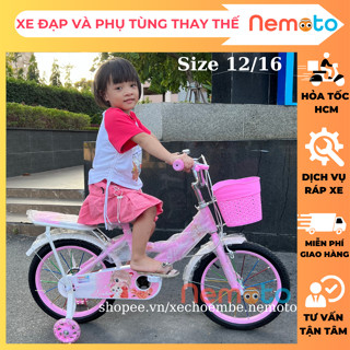 Hỏa Tốc - Xe Đạp Bé Trai - Gái Từ 2 - 6 Tuổi - Rẻ Nhất HCM (790)