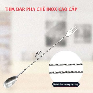 Thìa bar pha chế inox 304 32cm