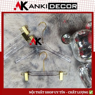 COMBO 10 Móc treo quần áo Mika, Móc kẹp quần áo | kẹp quần áo nhựa mika, móc quần áo mica Anki Decor