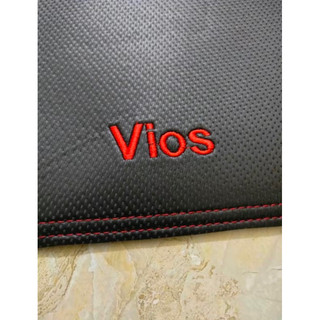 Thảm da Taplo Toyota Vios 2014-2018 - vân Carbon (hàng cao cấp)