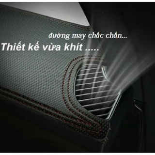 Thảm da Taplo Toyota Vios 2014-2018 - vân Carbon (hàng cao cấp)