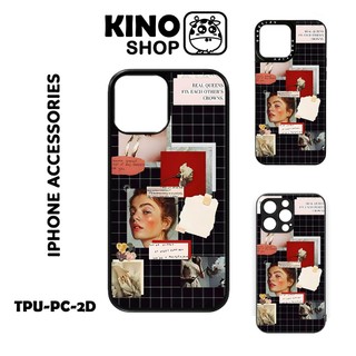 Ốp lưng iPhone KINOSHOP [ OD 205 ] viền dẻo đen silicon TPU chống ố vàng , chống va đập 15 Pro Max 11 12 13 Xr 14 Pro