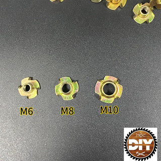 Ốc cấy gỗ ( tán chấu ) có chấu. M6,M8,M10.