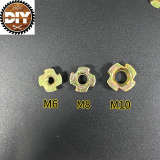 Ốc cấy gỗ ( tán chấu ) có chấu. M6,M8,M10.