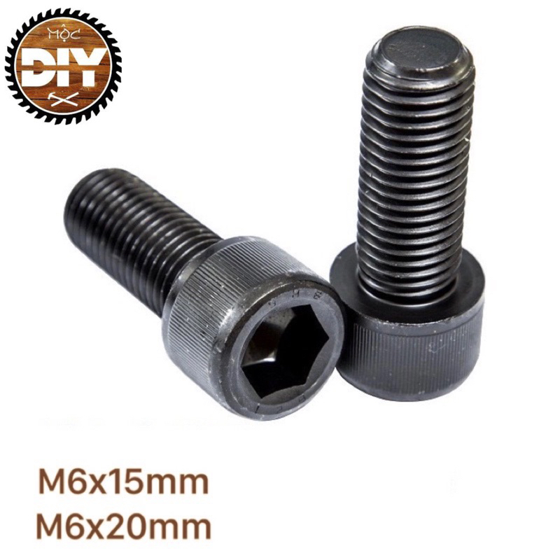 Ốc lục giác đầu trụ M6/ Bulong lục giác M6