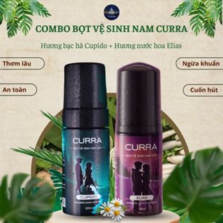 Bọt Vệ Sinh Nam Giới CURRA Combo Hương Nước Hoa 30ml Và Hương Bạc Hà 100ml Tiện Dụng An Toàn Sạch Sẽ
