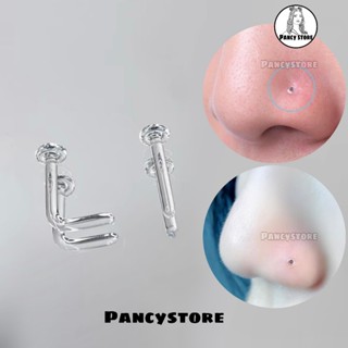 (1 chiếc) Khuyên Mũi Thủy Tinh - Khuyên tàng hình giữ lỗ cao cấp - Khuyên mũi, tai,... - Khuyên Thủy Tinh Trong Suốt