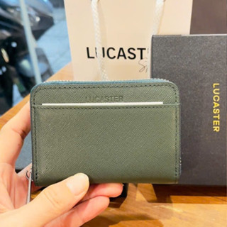 Ví Nữ Da Thật Lucaster Cầm Tay Khóa Kim Loại – Nhỏ Gọn, Bỏ Thẻ Và Tiền Gập Đôi – Bảo Hành 12 Tháng