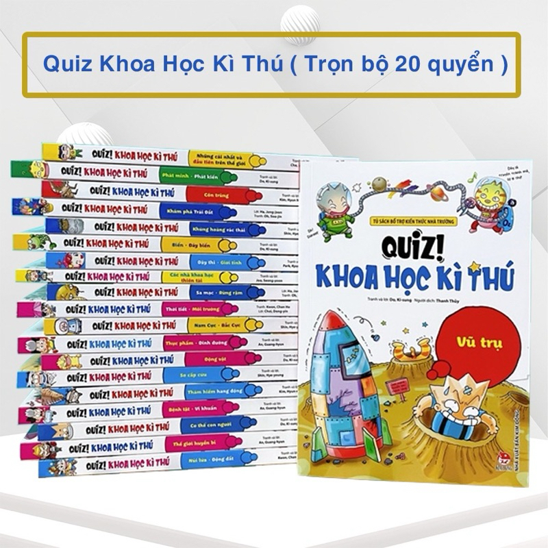 Sách - Quiz! Khoa học kì thú (trọn bộ) - Kim Đồng