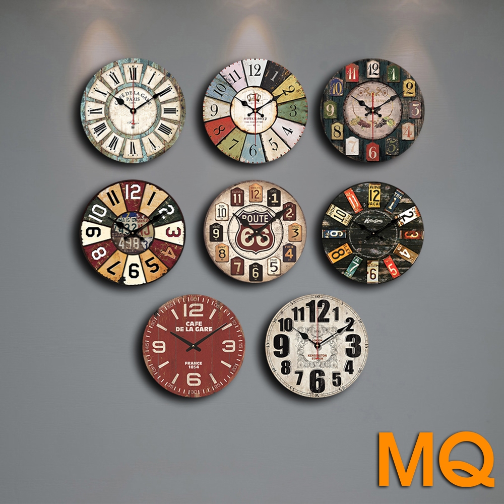 Ablum 50 Mẫu Đồng Hồ Treo Tường Decor Phong Cách Vintage