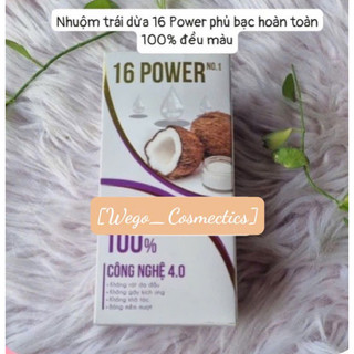 Nhuộm trái dừa 16 Power phủ bạc [Wego_Cosmectics]