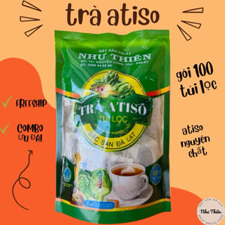 Trà Atiso Như Thiên Gói 100 túi lọc cao cấp giải độc gan thơm ngon-Đặc Sản Đà Lạt Như Thiên