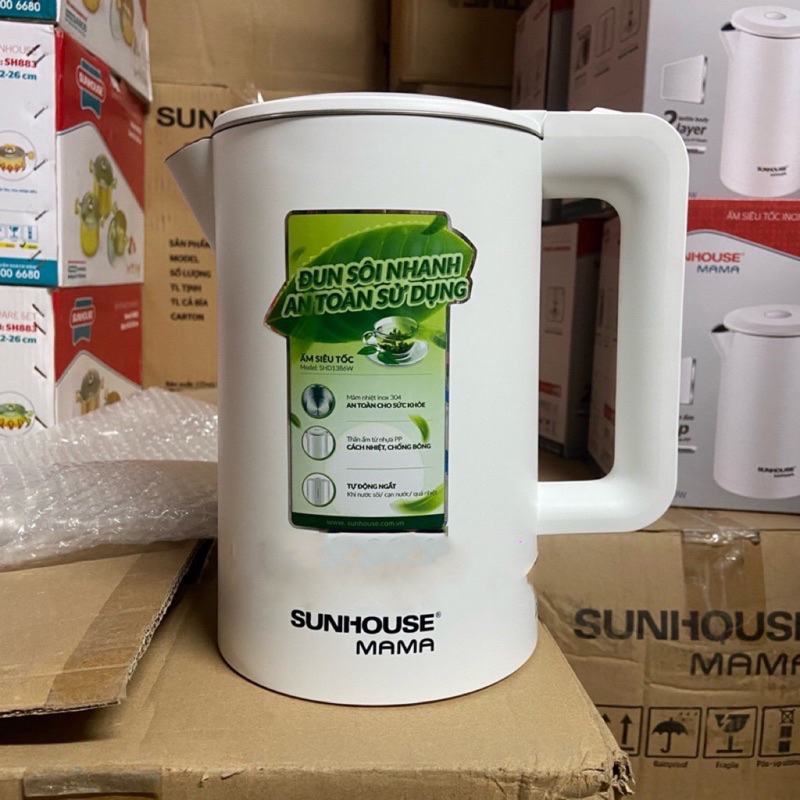 Ấm Siêu Tốc Sunhouse mama SHD-1386