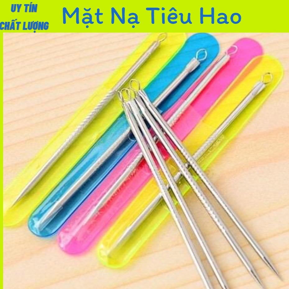 1 Cây nặn mụn lẻ đầu nhọn đầu ( tròn - sắc nhọn ) - cây nặn mụn lẻ vỉ 12 que mix màu