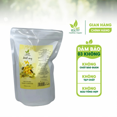 Mật Ong Nguyên Chất Viet Healthy - Túi Tiện Lợi 1000ml