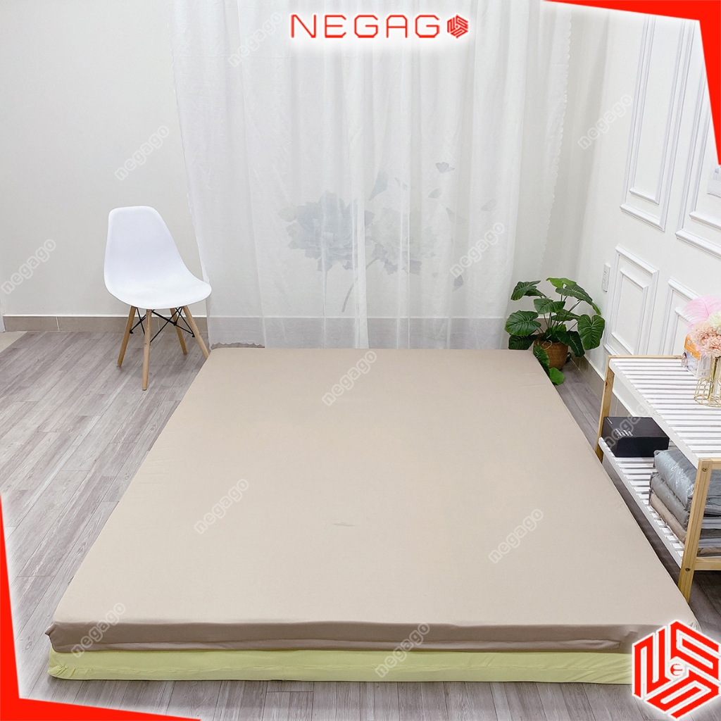 Áo bọc nệm topper chất liệu thun ý cực mát Size 1mx2m,1m2x2m,1m4x2m,1m6x2m,1m8x2m