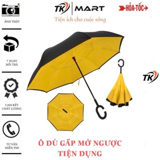 Ô dù gấp mở ngược dùng cho xe hơi, ô tô - tiện dụng, thông minh