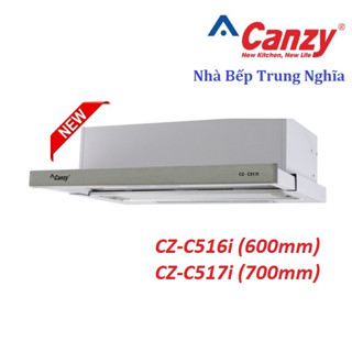 Máy hút mùi Canzy CZ-C516I và CZ-C517I 🎁TẶNG KÈM ỐNG BẠC ✅ Hút mùi âm tủ bếp chính hãng Canzy