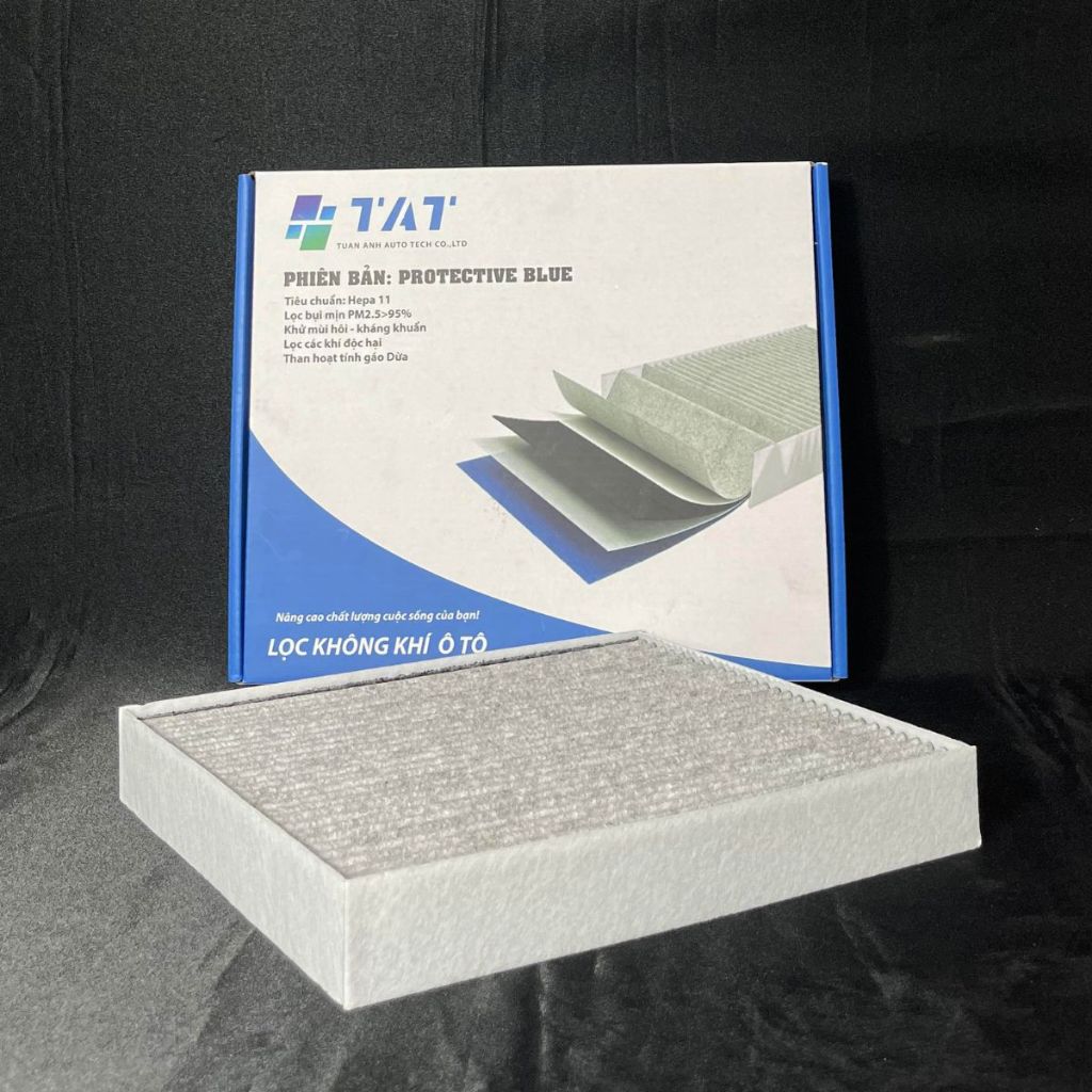 Lọc gió điều hòa máy lạnh xe Hyundai Tucson, Accent, Kona, Creta, Sportage : 97133-D1000 | TAT-Prote