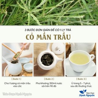 Cỏ mần trầu khô 500g, thơm, sạch, đun nước gội đầu giúp mượt tóc, mọc tóc, giảm tóc gãy rụng, sạch gàu