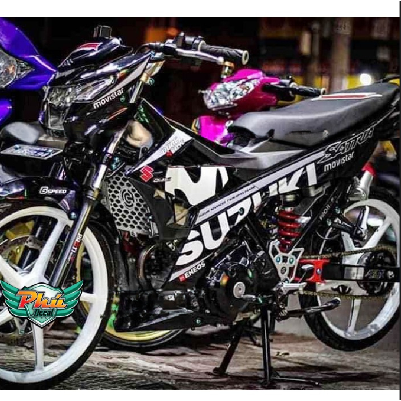 Tem rời Satria movistar đen (V)