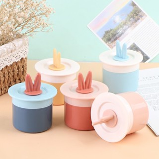  Cốc Tạo Bọt Sữa Rửa Mặt Tại Nhà Thiết Kế Tai Thỏ Xinh Xắn Hộp Tạo Bọt Xà Phòng Rửa Mặt Tiện Dụng 88840 