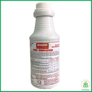 Phân Đạm Cá Fish Emulsion, Phân Cá Hữu Cơ Dành Cho Hoa Hồng, Rau Củ Quả, Cô Đặc Mỹ Vuonbabylon - Chai 250ml