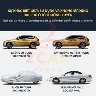 Bạt Che Phủ Xe ford Ecosport Cao Cấp (bạt 3 lớp Tráng Nhôm, chống xước, chống nắng nóng, che nước mưa hiệu quả)