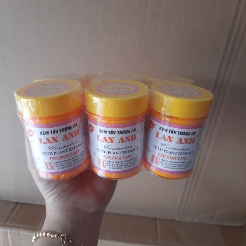 2 hộp kem trắng da la.n An.h 80g ( kem vàng)