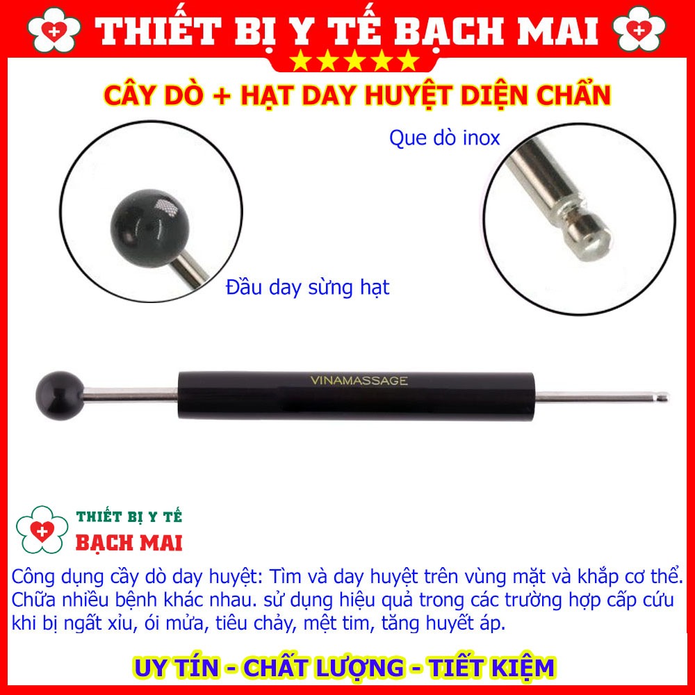 Cây dò + day huyệt diện chẩn