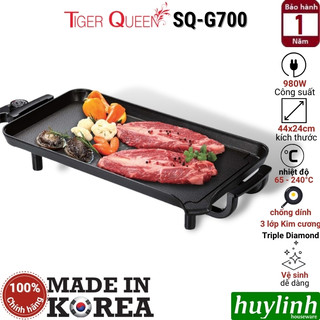 Vỉ nướng điện hàn quốc tiger queen sq-g700 - 980w