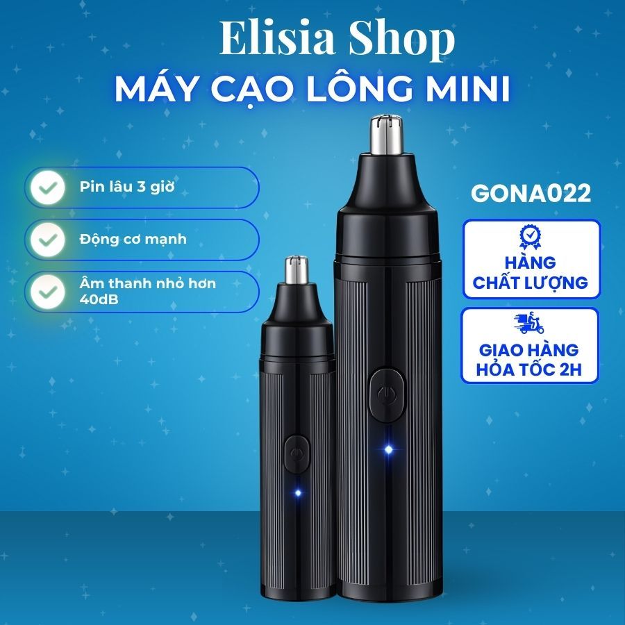 Máy tỉa lông mũi - máy tỉa lông mũi mini / Mạnh Mẽ Động Cơ Unisex - GONA022, GONA021