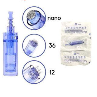 Combo 20 Kim nano 12 36 xanh cấy tảo cấy phấn dùng trong spa thẫm mỹ viện dùng cho máy pen a1 bạc,a1w xanh,m5 vàng,m7