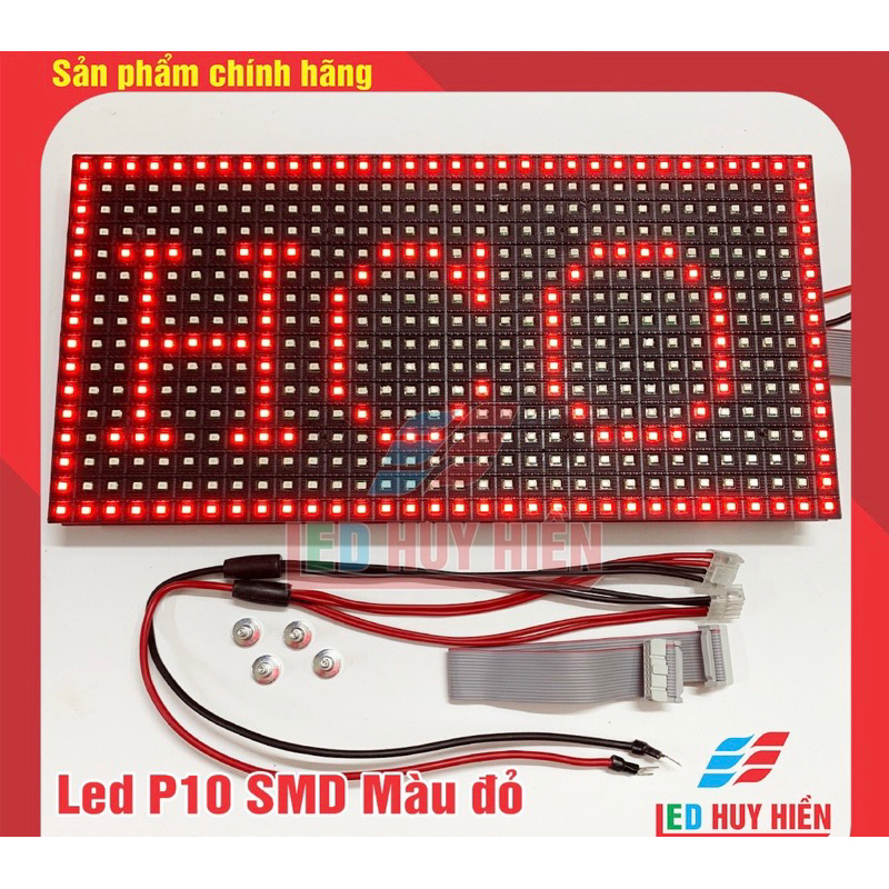 Module led P10 smd màu Đỏ, Trắng ( Led P10 smd ngoài trời) đủ phụ kiện