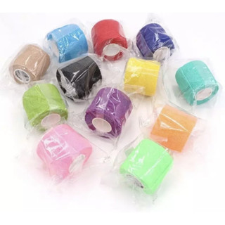 -Băng keo thể thao đá bóng, bằng vải tự dính. băng quấn y tế cuốn ngón tay, cổ tay, cổ chân