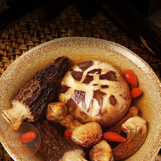 Nấm đông cô Nhật Bản khô 500g, tai nấm to trắng, thơm ngon, dùng nấu canh dưỡng sinh, nấu nước dashi