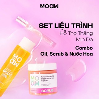 [MUA 3 GIẢM 50%] Combo Dưỡng Trắng Da MOAW MOAWS - Giảm Thâm Mụn, Mịn Màng, Mùi Thơm Dễ Chịu
