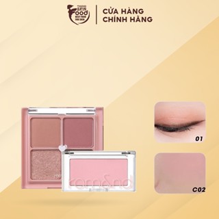 Combo Bảng Phấn Mắt Romand Better Than Eyes + Má Hồng Romand Better Than Cheek