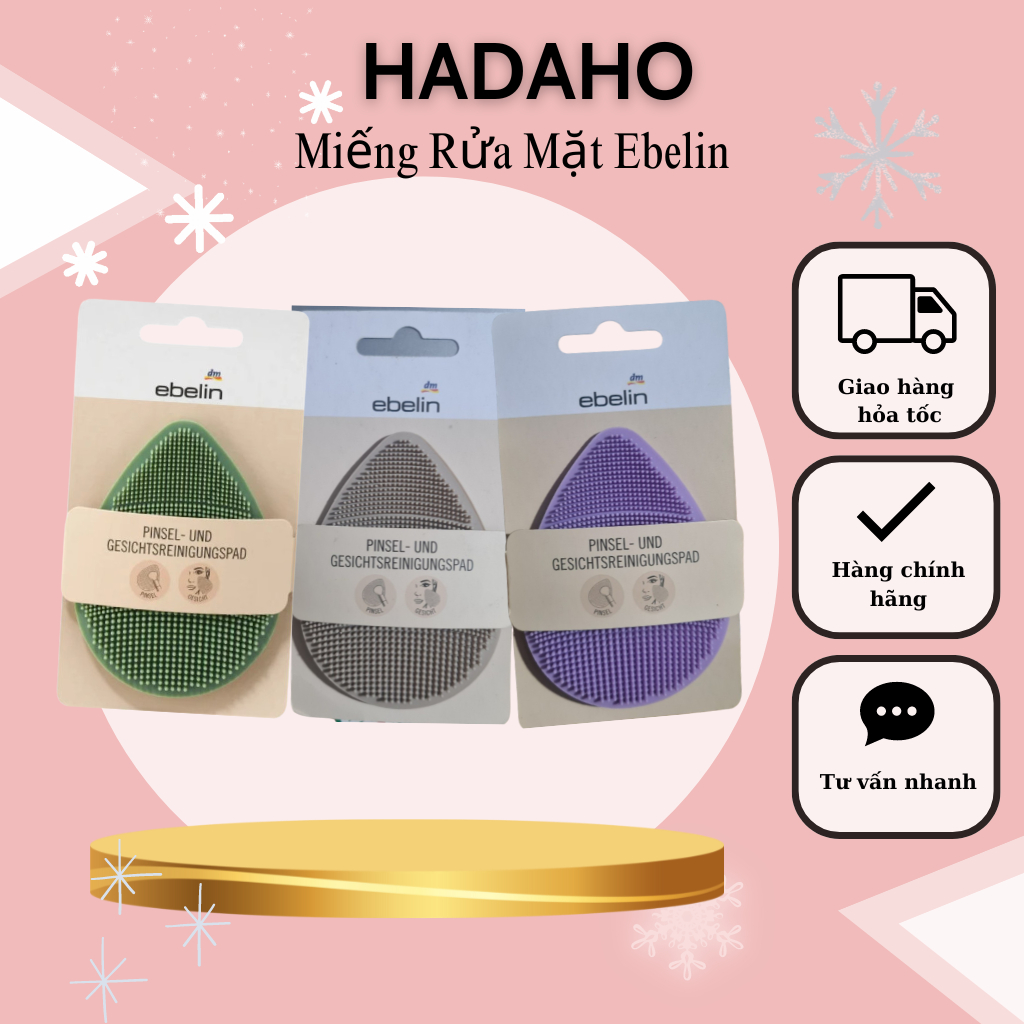 Miếng rửa mặt Silicon Ebelin Đức